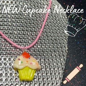 Cupcake Necklace Pink Choker Bakery Store Roleplay Girls Lolita Scene Alt Egirl